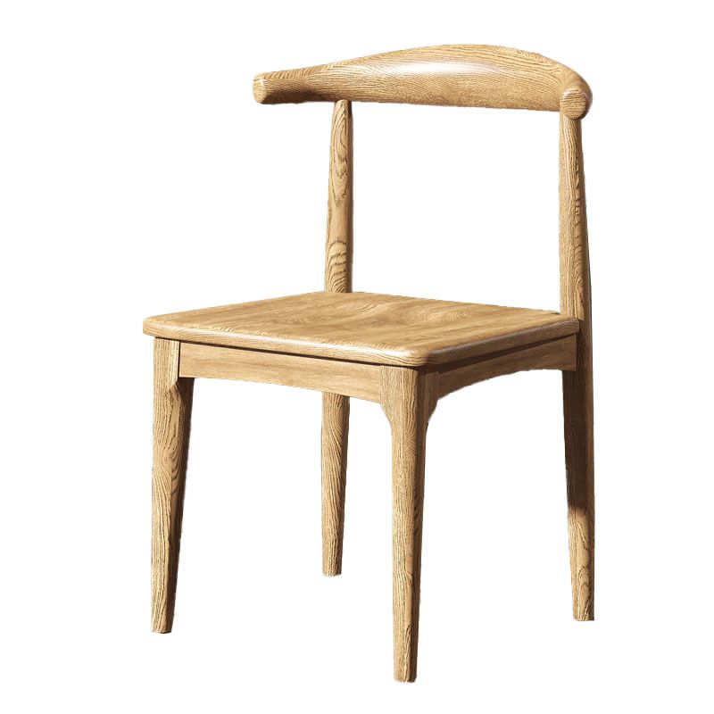 Industrial Design Open Back Side Chair for Kitchen Wood Dining Side Chair Clearhalo ' kitchen&dining_furn' 'Dining Chairs' 'Dining Tables & Seating' 'dining_chair' 'furn' 'furn_dining_chair' 'Furniture' 'furniture_dining_chair' 'Kitchen & Dining Furniture' 'kitchen' 1200x1200_97803728-8457-427e-85ec-a1ae170b8474