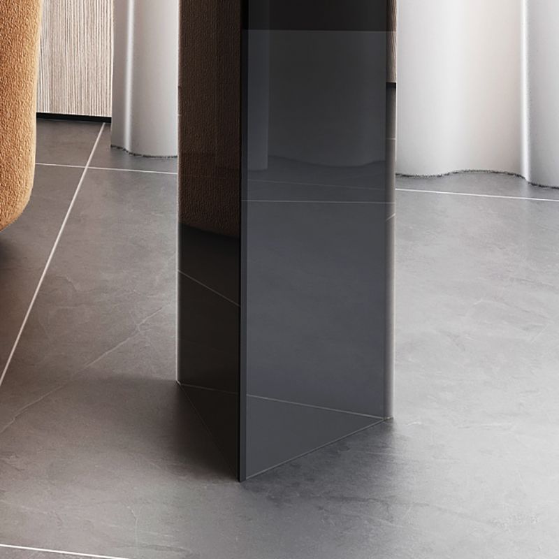 Tavolo laterale Glam largo da 19 "Cleat Acrilico Accento laterale Accento