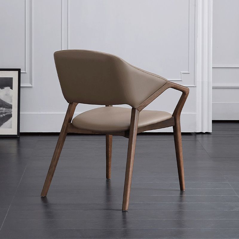 Sedia da sala da pranzo in cucina contemporanea sedia da pranzo aperta