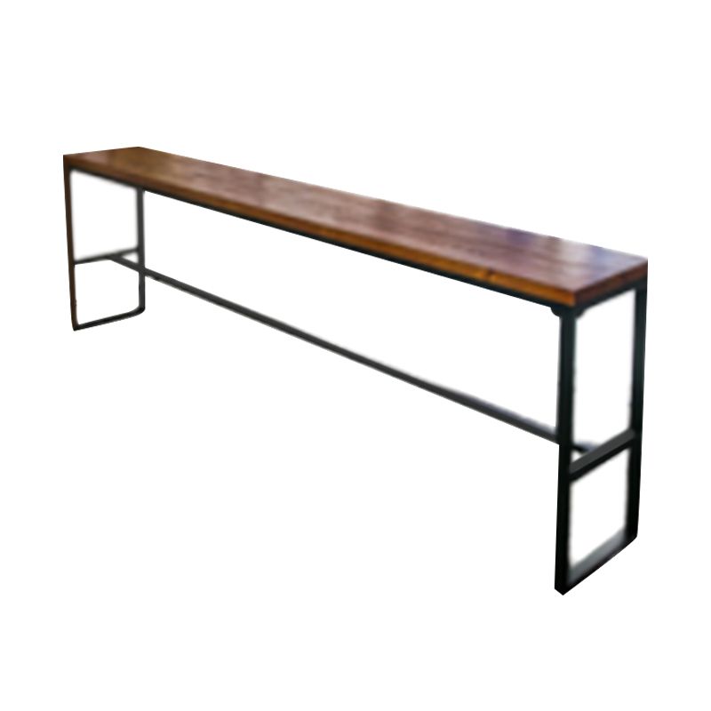 Modern Style Bar Table Set 1/7 Pieces Rectangle Wood Counter Table with Stools Clearhalo 'Bar Furniture' 'furn' 'furn_home_bar_bar_sets' 'Furniture' 'Home Bars & Bar Sets' 'home_bar_bar_sets' 'Kitchen & Dining Furniture' 1200x1200_9783d37f-0063-4552-b00a-e8ab028d60aa