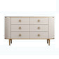 Sideboard in stile glam con cassetti di legno Sideboard per cucina