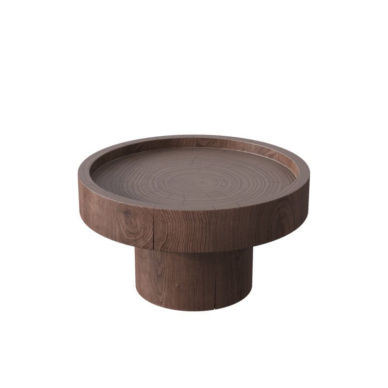 Pedestal End Table Natural/brown Round Wood Side End Table for Living Room Clearhalo 'Coffee & Accent Tables' 'End & Side Tables' 'end_side_table' 'end_side_tables' 'furn' 'furn_end_side_tables' 'Furniture' 'furniture_end_side_table' 'Living Room Furniture' 1200x1200_978497eb-6b1b-4b5f-884b-0cbf8d593e14