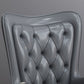 Nordic Style Metal Dining Chairs Upholstered Side Chair for Restaurant Use