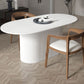White Top Dining Table Traditional Luxury Oval Table with Pedestal Base Clearhalo 'Dining Tables & Seating' 'Dining Tables' 'dining_table' 'furn' 'furn_dining_table' 'Furniture' 'furniture_dining_table' 'Kitchen & Dining Furniture' 'kitchen' 'kitchen_dining_table' 1200x1200_9786815d-0644-492a-896c-0ed6c04d026a
