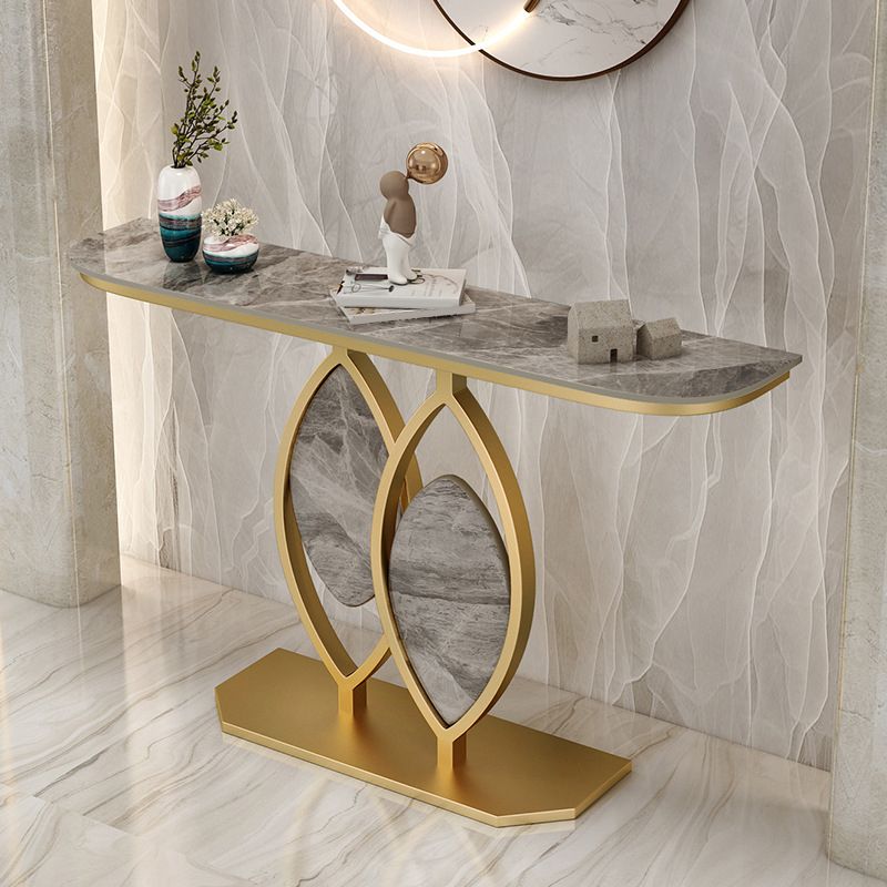 Tavolo console in pietra glam tavolo da fine graffio per la sala