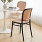 Contemporary Style Kitchen Chairs Dining Armless Side Chairs with Plastic Legs