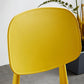 Contemporary Kitchen Dining Side Chair Open Back Plastic Chair
