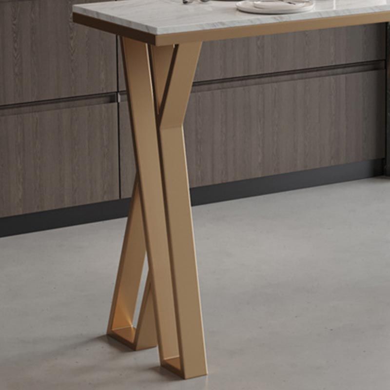 White Rectangle 1/2/3 Pieces Bar Stool and Table Set Indoor Glam Table and Stool Set Clearhalo 'Bar Furniture' 'furn' 'furn_home_bar_bar_sets' 'Furniture' 'Home Bars & Bar Sets' 'home_bar_bar_sets' 'Kitchen & Dining Furniture' 1200x1200_978cd1b9-0ad9-44f9-aa27-f716b7674c48