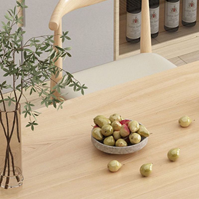 Mesa de comedor de madera ovalada, mesa con pedestal doble moderna, para cocina casera