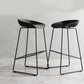 Scandinavian Steel Plastic Counter Stools Backless Bar Stools with Bucket Seat (Set of 2) Clearhalo 'Bar Furniture' 'Bar Stools' 'bar_stools' 'furn' 'furn_bar_stools' 'furniture_bar_stools' 'Kitchen & Dining Furniture' 'kitchen&dining_furn' 'kitchen' 'kitchen_furn' Furniture' 1200x1200_978ece1d-589c-4816-ac29-7bb000d579eb