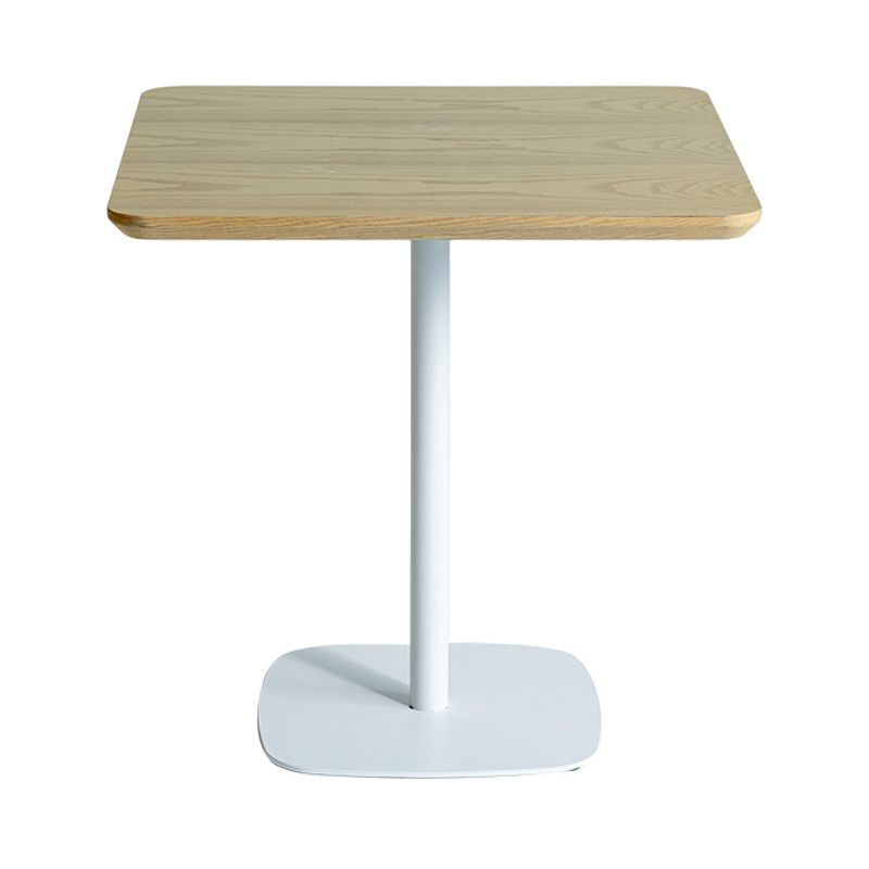 Industrial Style Solid Wood Dining Table Square Table with Metal Base for Dinning Room Clearhalo ' dining_table' 'Dining Tables & Seating' 'Dining Tables' 'furn' 'furn_dining_table' 'Furniture' 'furniture_dining_table' 'Kitchen & Dining Furniture' 'kitchen&dining_furn' 'kitchen' 'kitchen_dining_table' 1200x1200_978f9718-fd0e-42e1-991e-73eb0fa5f19e