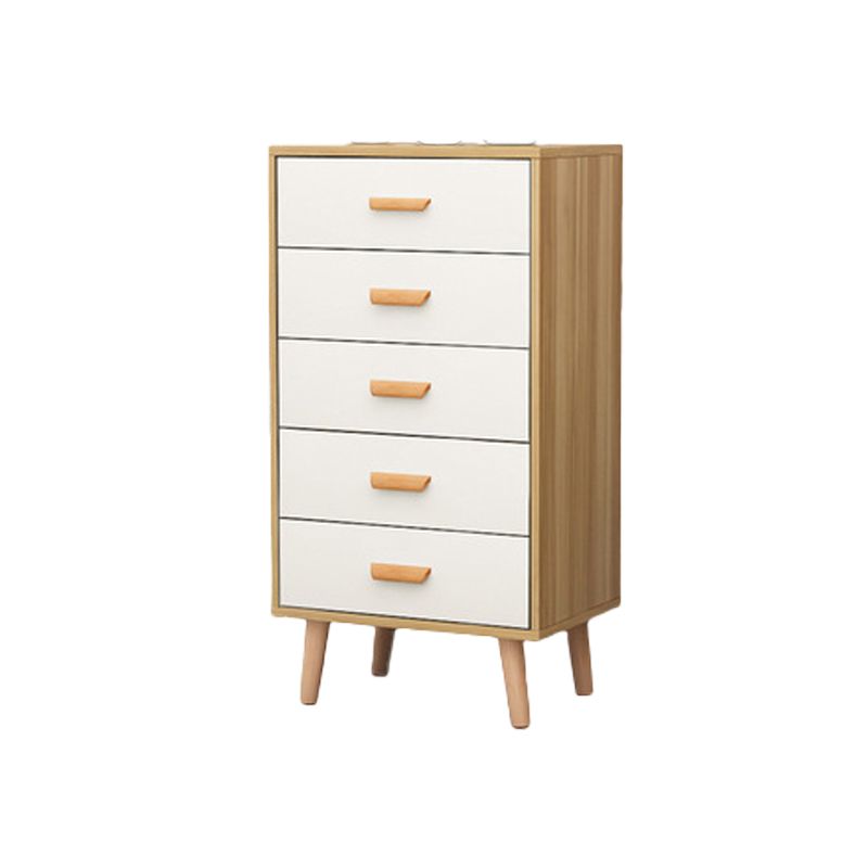 Cofre de acento de rectángulo de madera con patas rectas de 15.74 "de ancho