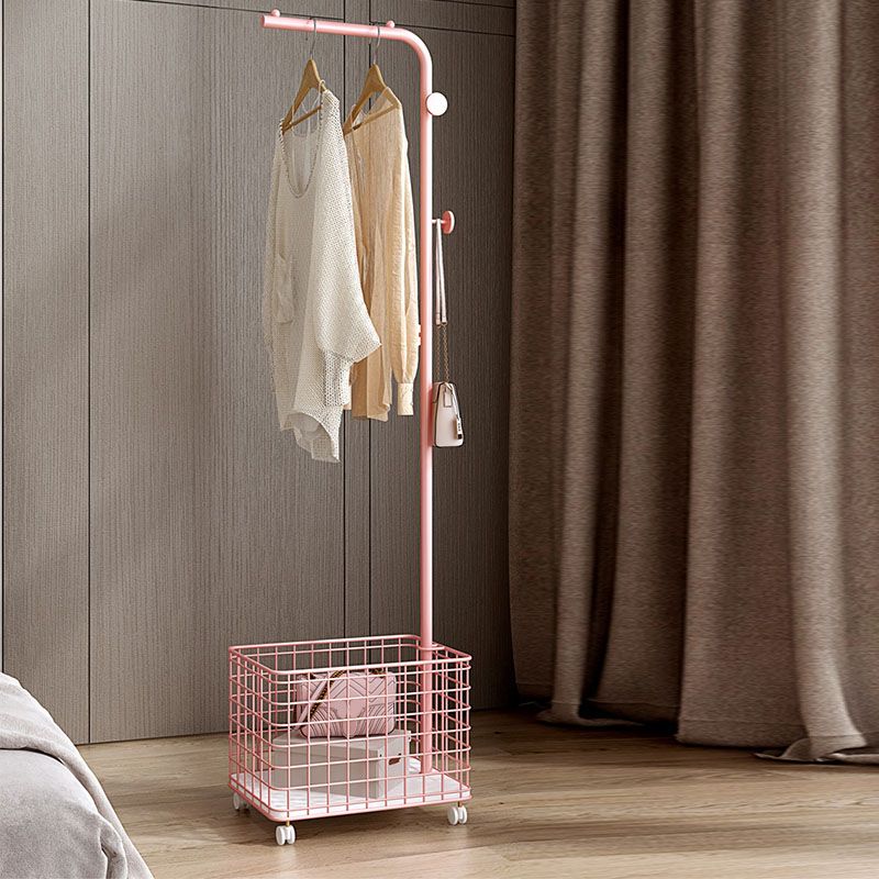 Modern Hall Tree Color sólido 4 ganchos de abrigo Pastilla de capa de metal para dormitorio