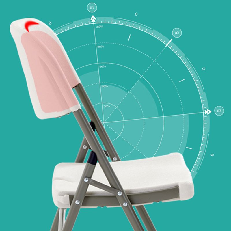 Sedia reclinabile in plastica contemporanea standard a colore singolo con gambe