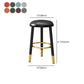 Scandinavian Home Backless Stool Matte Finish Upholstered Bar Stools Clearhalo 'Bar Furniture' 'Bar Stools' 'bar_stools' 'furn' 'furn_bar_stools' 'Furniture' 'furniture_bar_stools' 'Kitchen & Dining Furniture' 1200x1200_9798b52f-ec4e-4b82-b200-fbe81fae9ad7