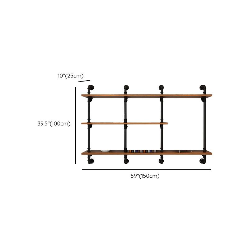 Libreria in legno ingegnerizzato industriale chiuso.