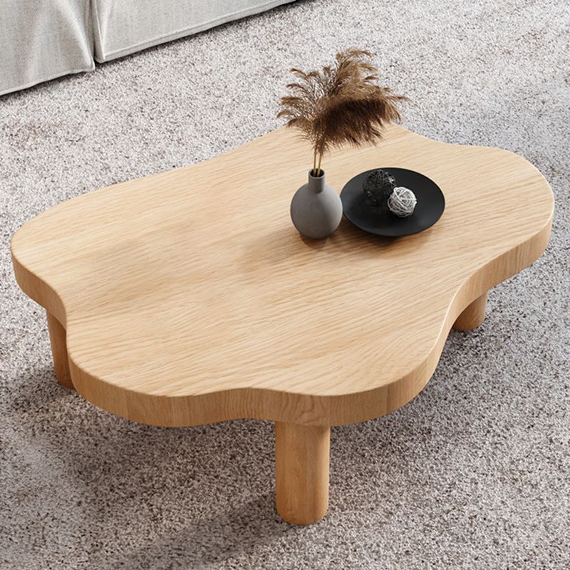 Nordic Coffee Table 3 Legs Solid Wood Geometric Single Coffee Table Clearhalo 'Coffee & Accent Tables' 'Coffee Tables' 'coffee_tables' 'furn' 'furn_coffee_tables' 'Furniture' 'Living Room Furniture' 1200x1200_979bbb47-47b2-4d4e-a581-a2c84ac41166