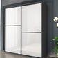 Modern Bedroom Wardrobe Wooden Storage Cabinet with Sliding Doors