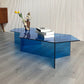 Geometric Clear Acrylic Coffee Table Modern Colored Cocktail Table Clearhalo 'Coffee & Accent Tables' 'Coffee Tables' 'coffee_tables' 'furn' 'furn_coffee_tables' 'Furniture' 'Living Room Furniture' 1200x1200_979f545e-a0c7-4a9b-adcf-a9e1fe613948