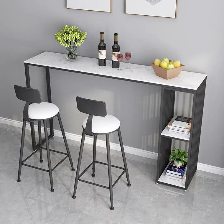 Industrial Bar Table and Stools 1/2/3 Pieces Bar Stool and Table Set