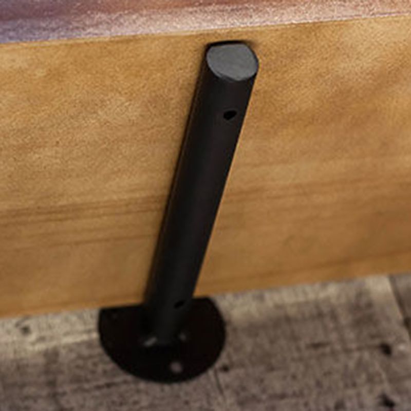 Libreria moderna della libreria naturale a parete in legno massiccio per ufficio a casa