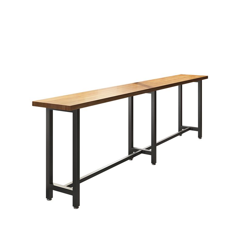 Ensemble de Table de Bar moderne, 1/3/4/5/6 pièces, ensemble de bistro rectangulaire en bois massif pour l'intérieur
