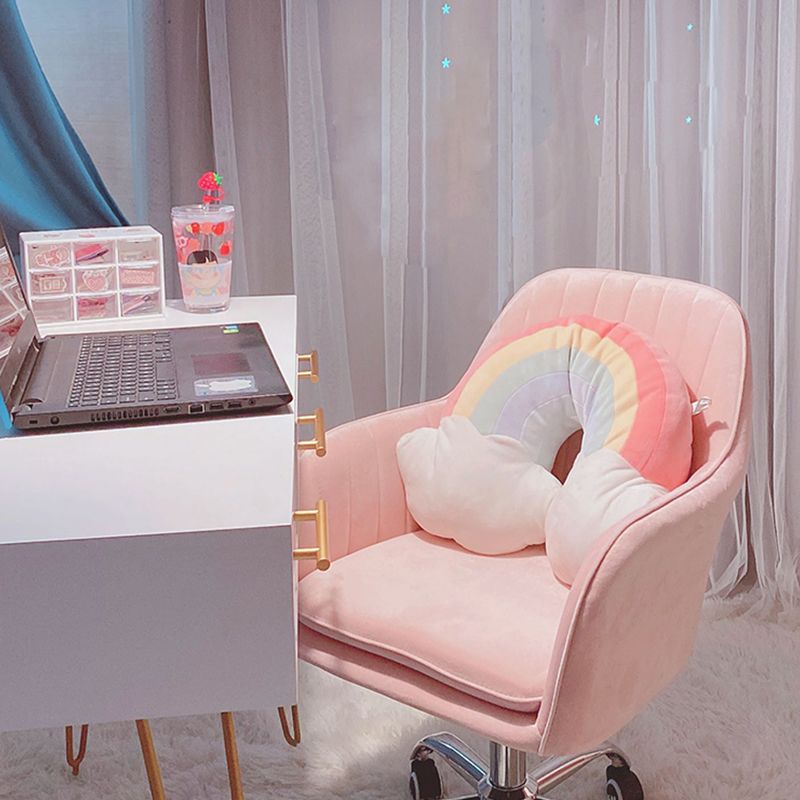 Modern Office Chair No Distressing Ergonomic Adjustable Seat Height Chair with Wheels