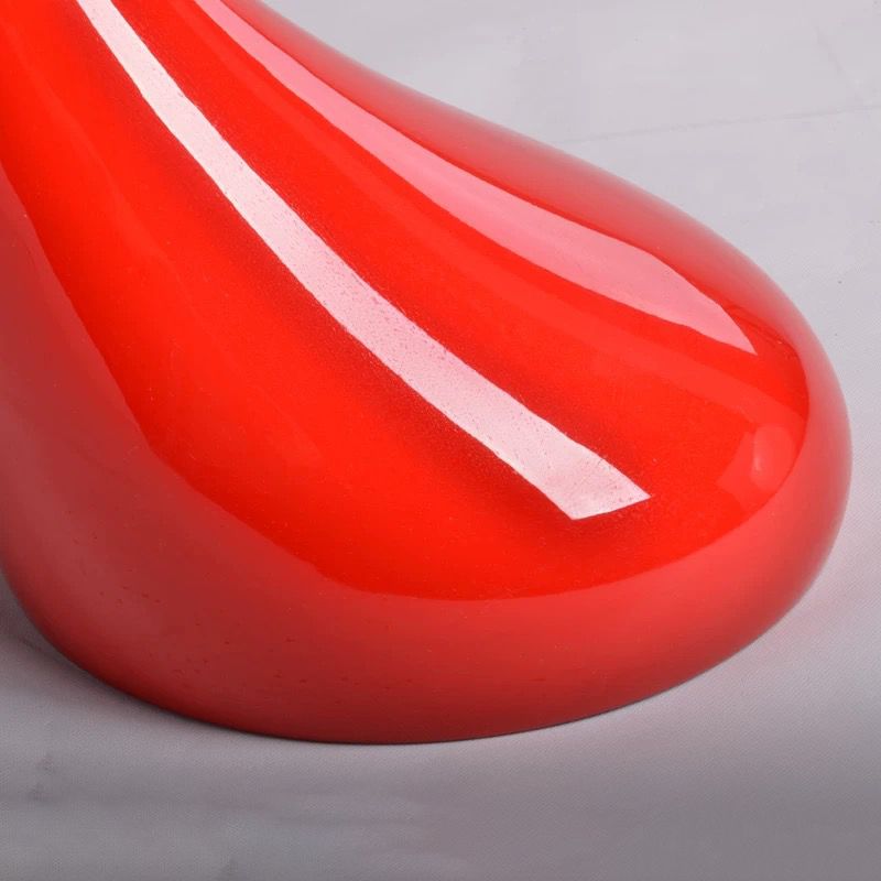 Contemporary End Table Glass Round Plastic Pedestal Living Room Side Table Clearhalo 'Coffee & Accent Tables' 'End & Side Tables' 'end_side_tables' 'furn' 'furn_end_side_tables' 'Furniture' 'Living Room Furniture' 1200x1200_97a2df96-bcf2-4e4c-b266-9a514bc71928