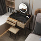 3-Drawer Modern Stone Eitelkeit Make-up-Schminktisch mit Stuhl