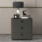 Contemporary Solid Wood Nightstand 23" Tall Night Table with Glass Top Clearhalo 'Bedroom Furniture' 'furn' 'furn_night_stand' 'Furniture' 'night_stand' 'Nightstands' 1200x1200_97a4daec-a717-487f-b0ab-f824b3b743de
