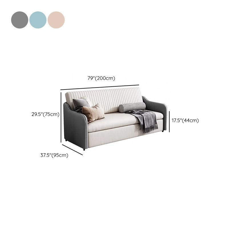 37" Wide Glam Sleeper Sofa Futon Foldable Pillow Included Sleeper Sofa Clearhalo 'furn' 'furn_futons' 'Furniture' 'Futons & Daybeds' 'Futons' 'Living Room Furniture' 1200x1200_97a54a84-3af0-4883-b9c2-6c06aab92dad