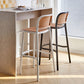 Plastic Matte Finish Bar Chairs for Home Modern Indoor Bar Stools