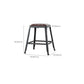 Industrial Brown Counter Stool Leather Square Stool with Black Metal Frame Clearhalo 'Bar Furniture' 'Bar Stools' 'bar_stools' 'furn' 'furn_bar_stools' 'Furniture' 'Kitchen & Dining Furniture' 1200x1200_97a7123c-babd-46df-8a7a-66f3b527d147