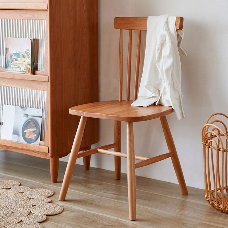 Zeitgenössischer Stil Slat zurück Rücken Massivholz Haus für Heimneitstuhl