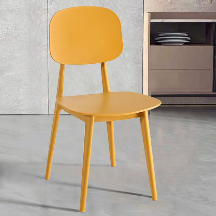 Nordic Plastic Open Back Dining Side Chair 32"H Dining Chair for Restaurant Clearhalo ' kitchen&dining_furn' 'Dining Chairs' 'Dining Tables & Seating' 'dining_chair' 'furn' 'furn_dining_chair' 'Furniture' 'furniture_dining_chair' 'Kitchen & Dining Furniture' 'kitchen' 1200x1200_97a8f7bf-c888-462a-baff-435f634f47eb