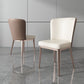 Upholstered Armless Dining Side Chair Wingback Chair in Beige