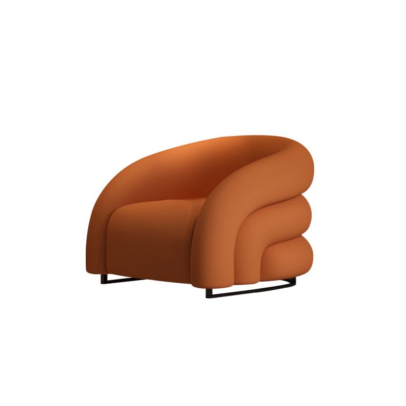 34.65" Wide Contemporary Style Single Sofa Chair Microfiber Arm Chair Clearhalo 'Accent Chairs' 'accent_chairs' 'Chairs & Seating' 'furn' 'furn_accent_chairs' 'Furniture' 'Living Room Furniture' 1200x1200_97ab7d2b-b783-4b24-af28-e5b84da0c880