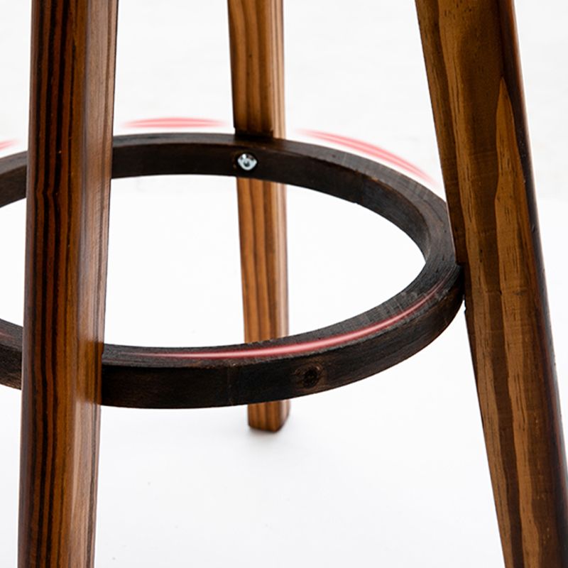 Sgabelli rotondi da bar rotondo per bancone in legno industriale per bristol