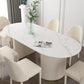 Traditional Luxury Oval Dining Table Sintered Stone Table with White Double Pedestal for Dining Room Clearhalo ' dining_table' 'Dining Tables & Seating' 'Dining Tables' 'furn' 'furn_dining_table' 'Furniture' 'furniture_dining_table' 'Kitchen & Dining Furniture' 'kitchen&dining_furn' 'kitchen' 'kitchen_dining_table' 1200x1200_97af85bb-ef73-4a6c-b197-c304af2d5783