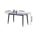 Rectangle Grey Tone Dining Table Sintered Stone Table Luxury with 4 Legs Clearhalo ' dining_table' 'Dining Tables & Seating' 'Dining Tables' 'furn' 'furn_dining_table' 'Furniture' 'furniture_dining_table' 'Kitchen & Dining Furniture' 'kitchen&dining_furn' 'kitchen' 'kitchen_dining_table' 1200x1200_97b07159-9fa8-45a3-b4a0-650030034aa9