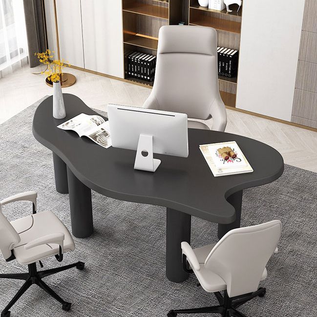 Tavolo da incontro in legno solido Home Office Modulo gratuito Desk di scrittura industriale