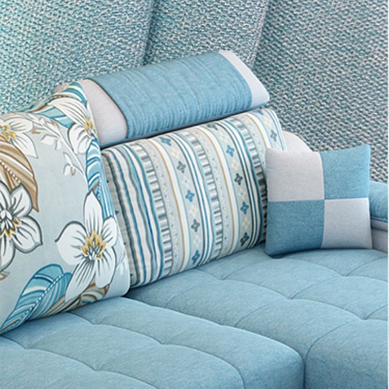 Modern Pillow Top Arm Sectionals 82.68"L x 57"W x 35.43"H High Back Sofa with Storage Clearhalo 'furn' 'furn_sectionals' 'Furniture' 'furniture_sectionals' 'kitchen' 'kitchen_sectionals' 'Living Room Furniture' 'Sectionals' 1200x1200_97b56b8a-e6b3-48b6-8689-3d4913d9ec30