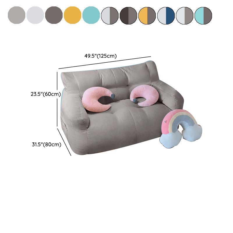 Modern Fabric Loveseat Sofa Rolled Arm Settee for Living Room Clearhalo 'furn' 'furn_sofas' 'Furniture' 'Living Room Furniture' 'Sofa' 'sofas' 1200x1200_97b571c4-cf9c-422b-a0c1-785b04522630