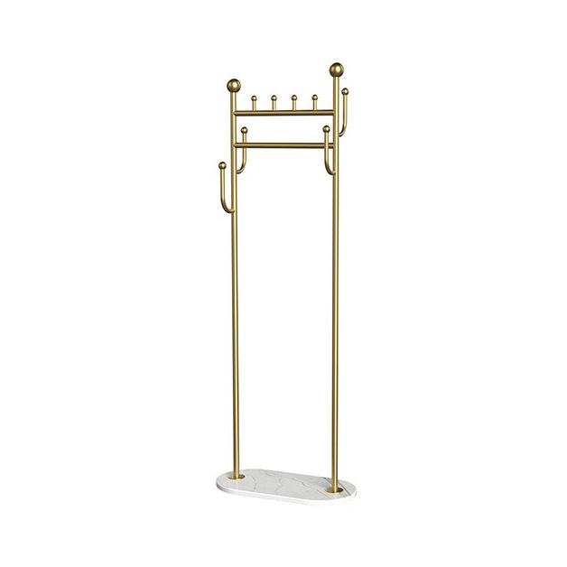Free Standing Hall Stand Glam Metal Hall Stand with Coat Hook Clearhalo 'Entry & Mudroom Furniture' 'furn' 'furn_hall_tree_coat_racks' 'Furniture' 'Hall Trees & Coat Racks' 'hall_tree_coat_racks' 1200x1200_97b60708-ba0e-4cc2-bffe-7bdaab4425f5