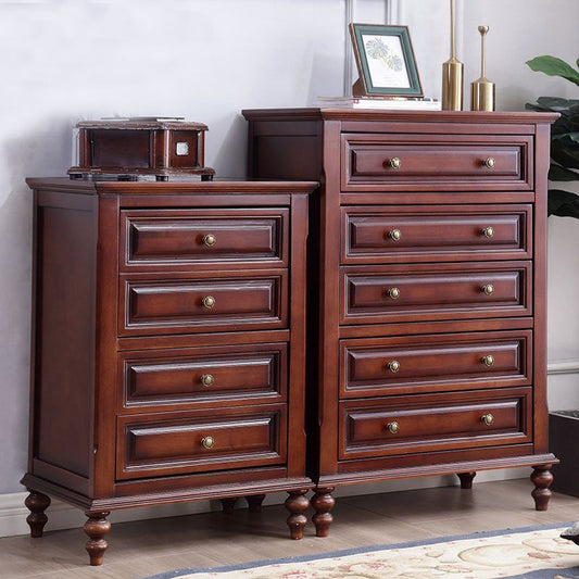 16,53 "Coffre d'accent de large poitrine rectangle moderne du milieu du siècle avec tiroirs