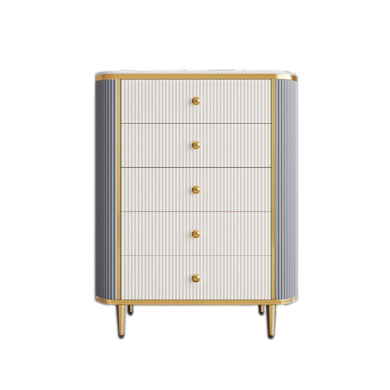 14.82-inch Width Glam Storage Chest Stone Dresser with 5/6 Drawers Clearhalo 'Bedroom Furniture' 'Dressers & Chests' 'dressers_chests' 'furn' 'furn_dressers_chests' 'Furniture' 1200x1200_97b83029-a5bf-4f4c-954d-ee024fdbd254