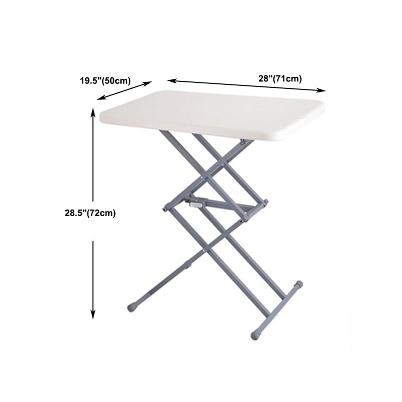 Rectangular Contemporary Standing Desk Converter Plastic Adjustable Folding Table Clearhalo 'furn' 'furn_office_desk' 'Furniture' 'Office Desks' 'Office Furniture' 'office_desk' 1200x1200_97b846cf-d283-4d74-bbf2-72178a98af30
