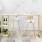 Glam Stone Bar Table Set 1/2/3 Pieces Rectangular Counter Set Clearhalo 'Bar Furniture' 'furn' 'furn_home_bar_bar_sets' 'Furniture' 'Home Bars & Bar Sets' 'home_bar_bar_sets' 'Kitchen & Dining Furniture' 1200x1200_97b9cbba-e4d4-4eff-8889-1efe1d663fdb