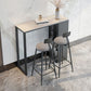 Rectangle Stone Top Counter Table Industrial 42-inch Height Table for Indoor Clearhalo 'Bar Furniture' 'Bar Tables' 'bar_tables' 'furn' 'furn_bar_tables' 'Furniture' 'furniture_bar_tables' 'Kitchen & Dining Furniture' 1200x1200_97ba5485-6acb-4647-9438-c9034a9f11ff