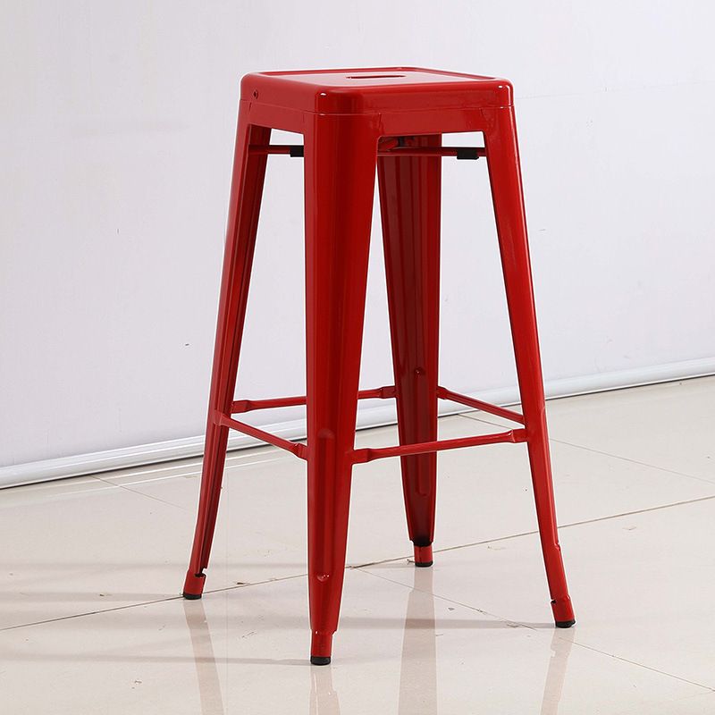 Industrial Backless Counter Stool Metal Counter Height Stools Clearhalo 'Bar Furniture' 'Bar Stools' 'bar_stools' 'furn' 'furn_bar_stools' 'Furniture' 'Kitchen & Dining Furniture' 1200x1200_97bd21a7-024f-4697-81d6-77246dc2240f